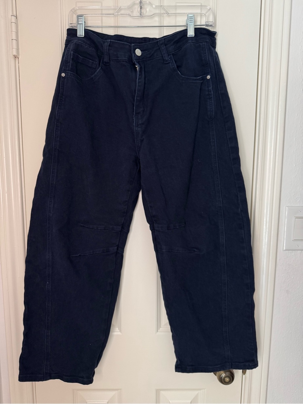 Flamingals Navy Barrel Jeans Sz L